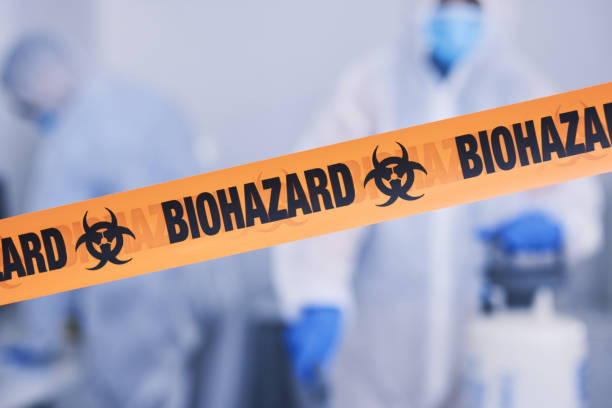 Professional Blood Cleanup technician working in Parker, FL